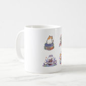 アート用品 マジック コーヒーマグカップ (正面左)