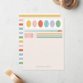 アート用品 子供の文房具 ノートカード (正面/裏面インサイチュ)