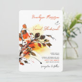 アート紅葉招待状 招待状 (スタンド正面)