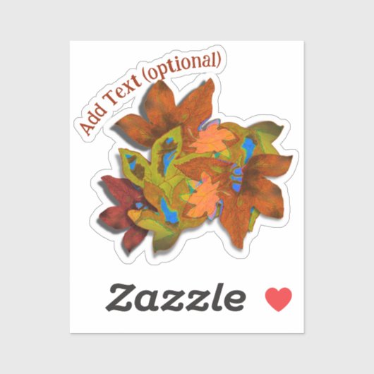 アート紅葉 シール (シート)