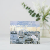 アート素晴らしズのボ絵を描ストンハーバー ポストカード (スタンド正面)