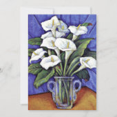 アート素晴らしフローラ絵画ズ サンキューカード (正面)