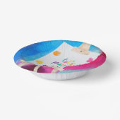 アート絵を描のアーティス絵を描誕生日テーマ ペーパーボウル (傾斜あり)