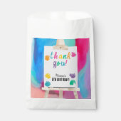 アート絵を描のクラフトアーティストの絵を描誕生日に感謝 フェイバーバッグ (正面)