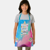 アート絵を描のクラフトアーティスト絵を描の誕生日テーマ エプロン (インサイチュ)
