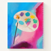 アート絵を描のクラフトアーティス絵を描トSketchbook ノートブック (裏面)