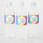 アート絵を描の誕生日パーティーウォーターボトルラベル ペットボトルラベル (ボトル)