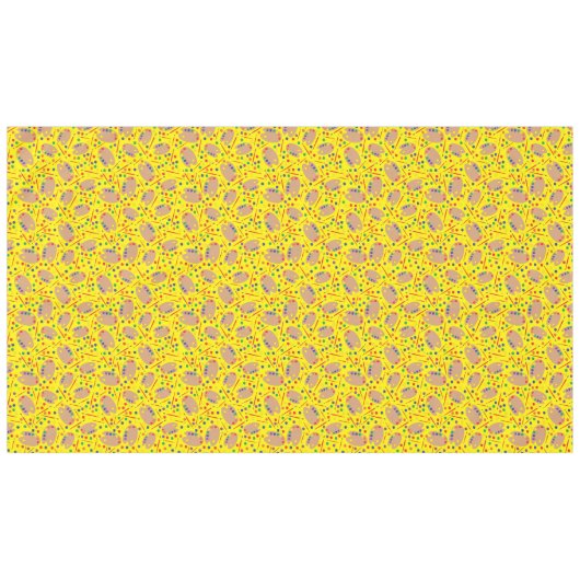 アート絵を描パレットかわいい子どもの誕生日パーティー テーブルクロス (正面(横))