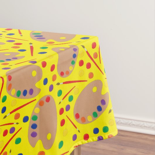 アート絵を描パレットかわいい子どもの誕生日パーティー テーブルクロス (インサイチュ)
