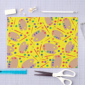 アート絵を描パレットかわいい子どもの誕生日パーティー 薄葉紙 (クラフト)