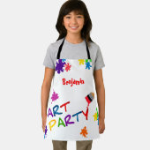 アート絵を描パーティーのキッズエプロン エプロン (インサイチュ)