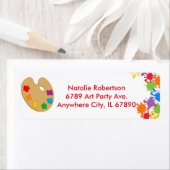 アート絵を描プラン誕生日パーティー住所 シール (インサイチュ)