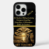 アート絵を描先生の穏やかな夕日 Case-Mate iPhoneケース (裏面)