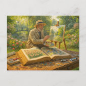 アート絵本の庭の画家 シーズンポストカード (正面)
