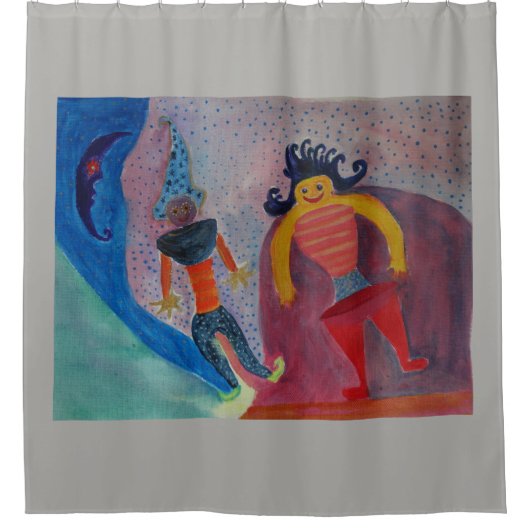アート絵画のシャワーカーテン シャワーカーテン (正面)