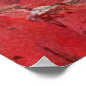 アート絵画のテクスチャ背景。抽象芸術カラフル ポスター (角)