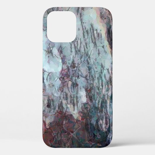アート絵画のテクスチャ背景。抽象芸術カラフル Case-Mate iPhoneケース (裏面)