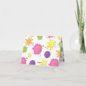 アート絵画のパーティーに関するお礼 サンキューカード (裏面)