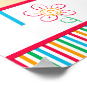 アート絵画のパーティー誕生日バナー40 x 12 ポスター (角)