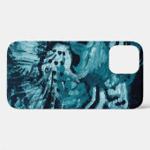 アート絵画のファインアート油は暗い中でかわいい虎に色を変える Case-Mate iPhoneケース (裏面 (横))