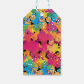 アート絵画の感謝ラベル、アートメッセージカード ギフトタグ (裏面)