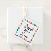 アート絵画の誕生日パーティーありがとうメッセージカード フェイバータグ (インサイチュ)