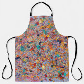 アート芸術的絵を描 エプロン (正面)