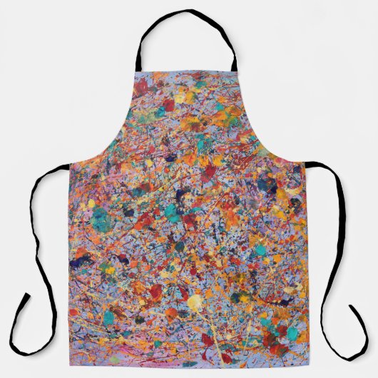アート芸術的絵を描 エプロン (正面)
