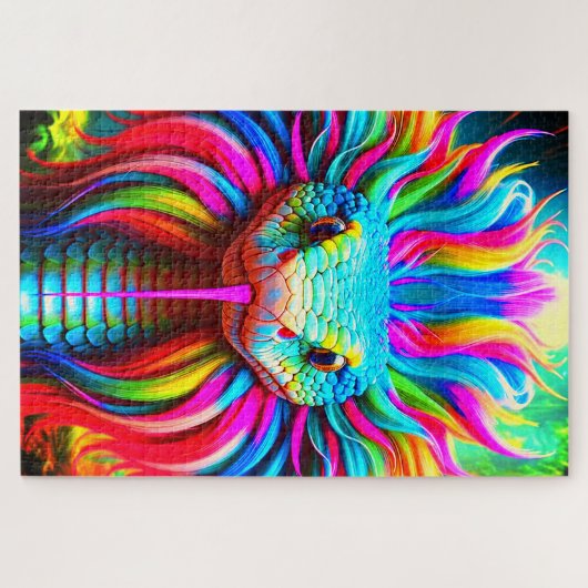 アート蛇 ジグソーパズル (横)