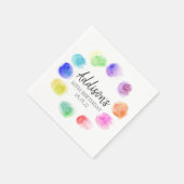 アート誕生日ナプキンス絵を描誕生日紙ナプキンス スタンダードカクテルナプキン (角)