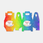 アート誕生日パーティーのお気に入り |絵を描パーティー フェイバーボックス (折り畳みなし)