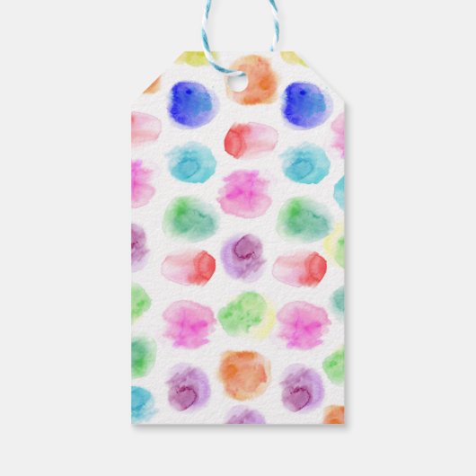 アート誕生日メッセージカード絵を描誕生日メッセージカード ギフトタグ (裏面)