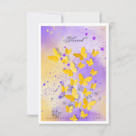 アート賛美カードになる サンキューカード