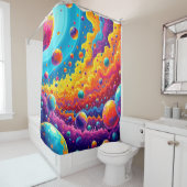 アート銀河系 シャワーカーテン (インサイチュ)