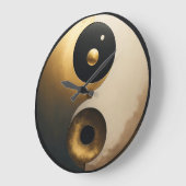 アート陰陽 ラージ壁時計 (傾斜)
