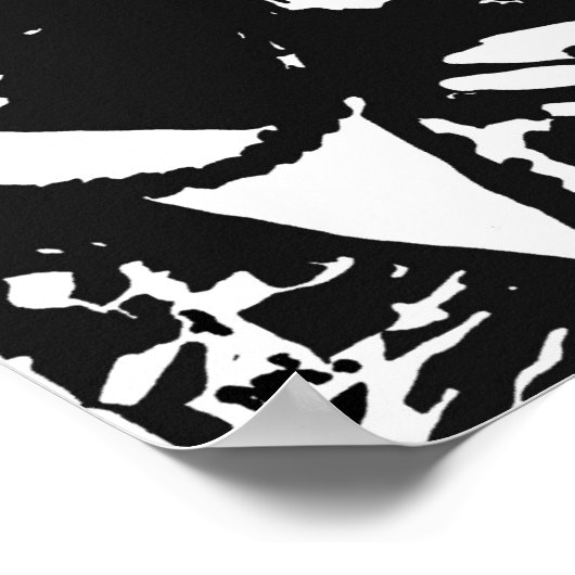 アート顔 ポスター (角)