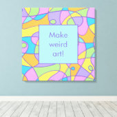 アート風変わりを創造する キャンバスプリント (インサイチュ (ウッドフロア))