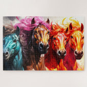 アート馬 ジグソーパズル (横)