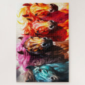 アート馬 ジグソーパズル (縦)