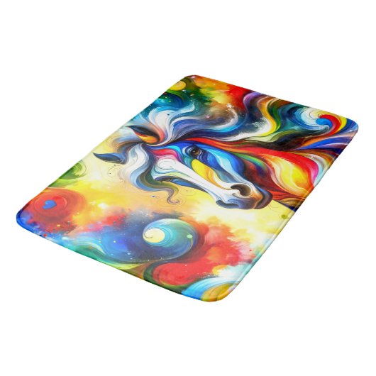 アート馬 バスマット (アングル)