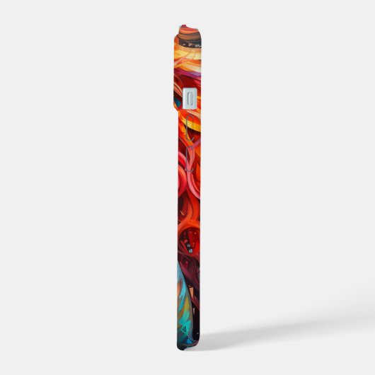 アート馬 iPhoneケース (左側面)