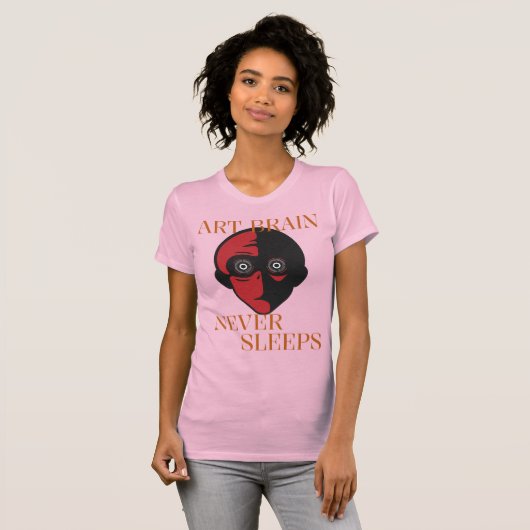 アート魂は眠らない クリエイティブな趣味のカオス Tシャツ (正面フル)