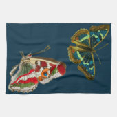 アート鮮やかル – 水彩蝶 キッチンタオル (横)