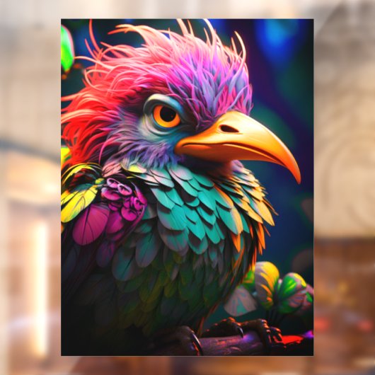 アート鳥 ウィンドウサイン (シート2)