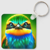 アート鳥 キーホルダー (裏面)