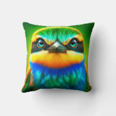 アート鳥 クッション (裏面)