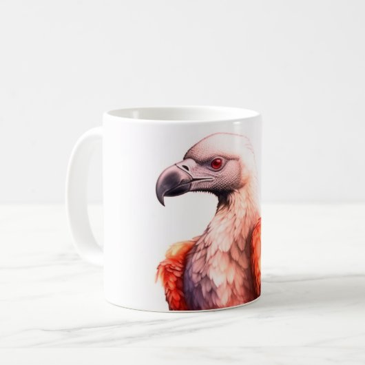アート鳥 コーヒーマグカップ (正面左)