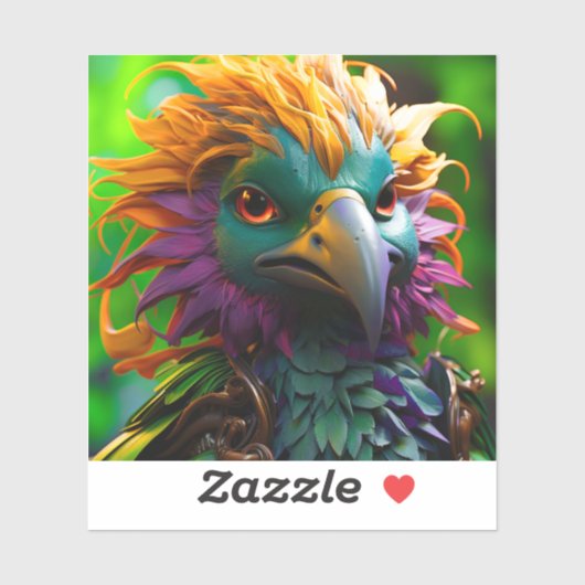 アート鳥 シール (シート)