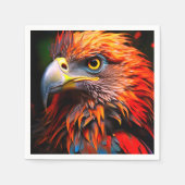 アート鳥 スタンダードカクテルナプキン (正面)