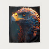アート鳥 タペストリー (正面)